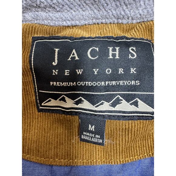 Jachs New York Men’s Wool Blend Shirt Jacket Gray Sz M Outdoor Cabin Core Lined - Picture 2 of 12